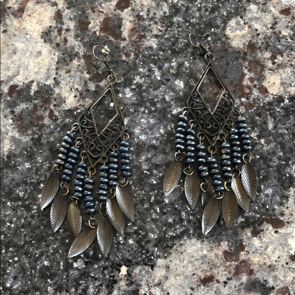 “Feather” earrings